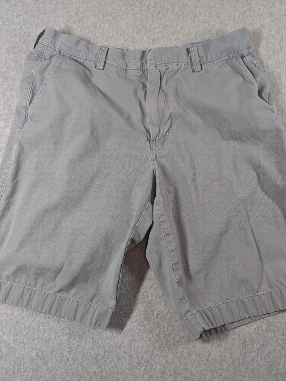 J Crew Rivington Shorts Men's 34 (Actual 33) Gray Flat Front Casual Chino